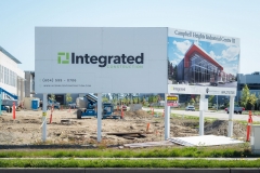 Integrated Construction Development Site Sign