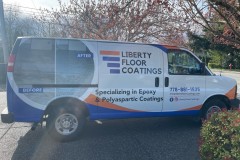 Liberty Floor Coatings Van Wrap