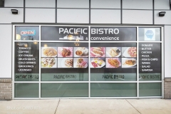 Pacific Bistro Menu Window Decals