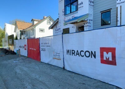 Miracon Hoarding Mesh Fence Banners for Construction Site