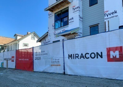 Miracon Hoarding Mesh Fence Banners for Construction Site