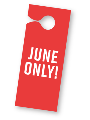 Door Hangers: June Sale