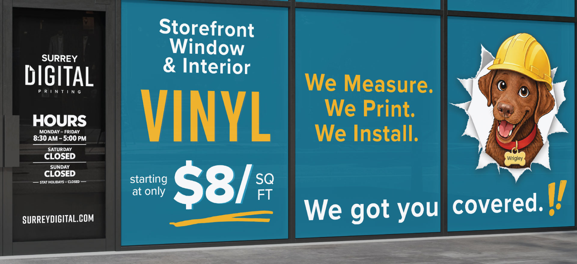 Storefront Vinyl Sale